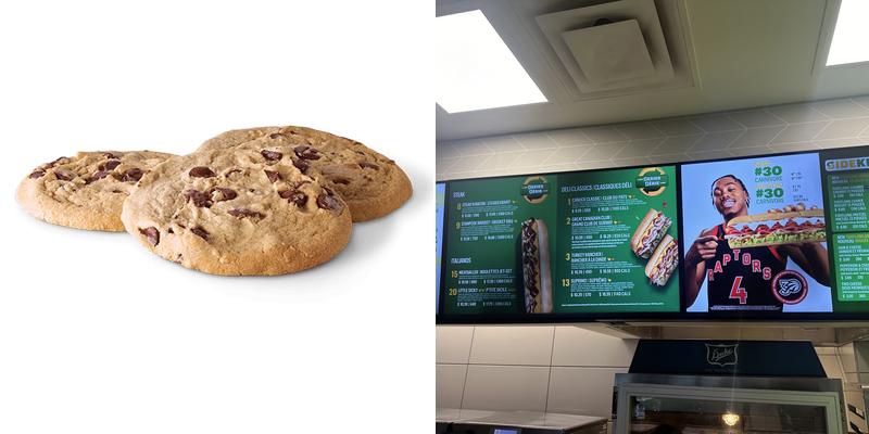 Subway Menu