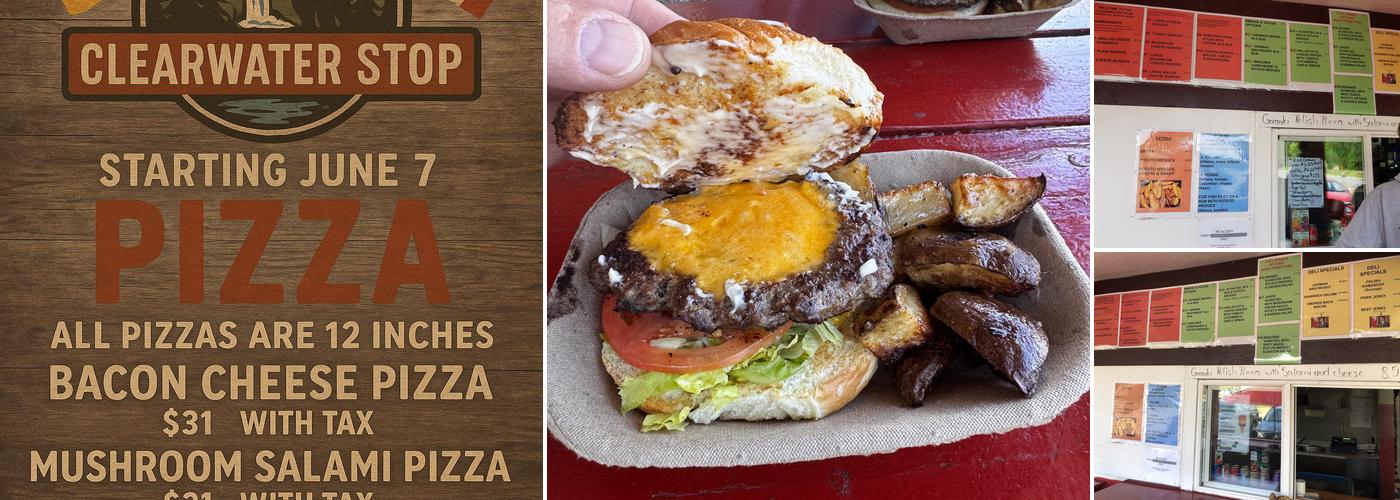 Clearwater Stop Menu