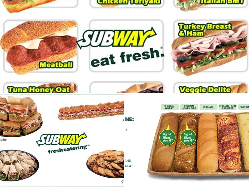 Subway Menu