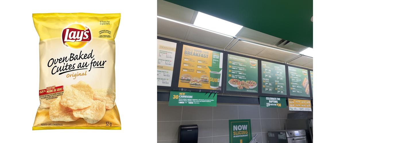 Subway Menu