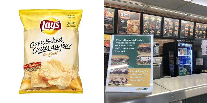 Subway Menu