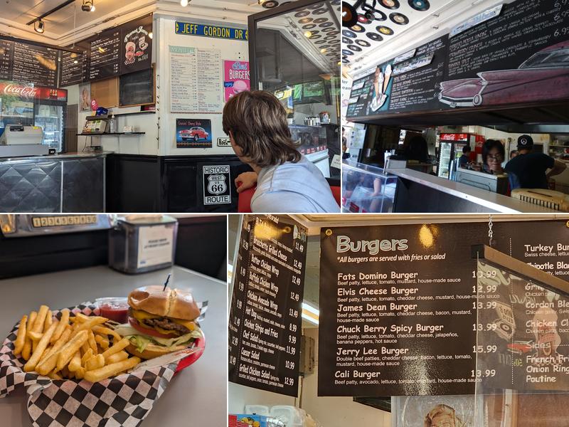 Planet Java Fifties Diner Menu