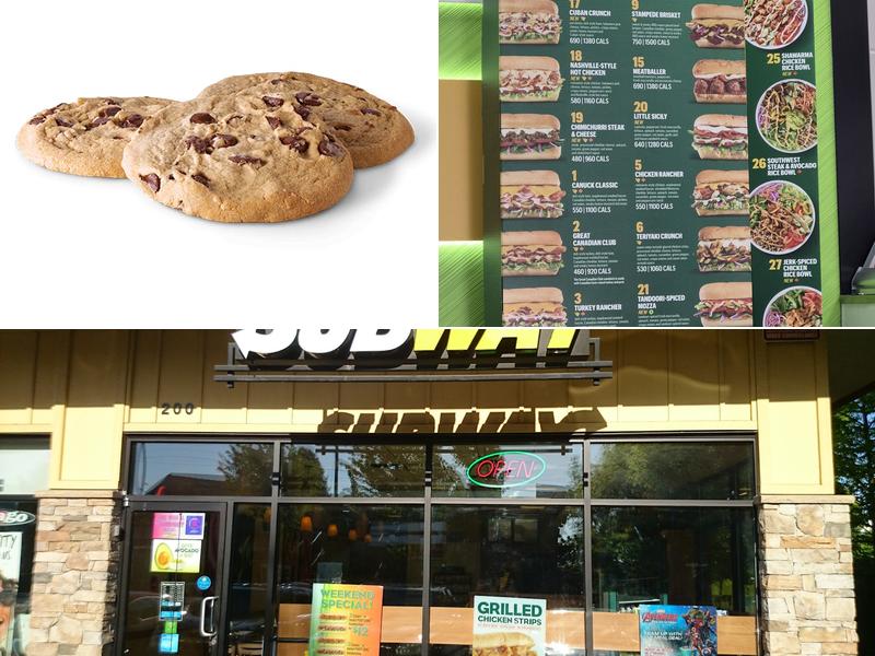 Subway Menu
