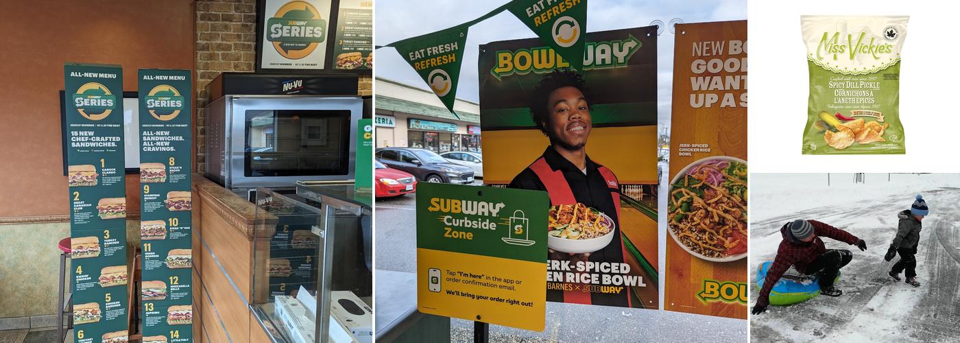 Subway Menu