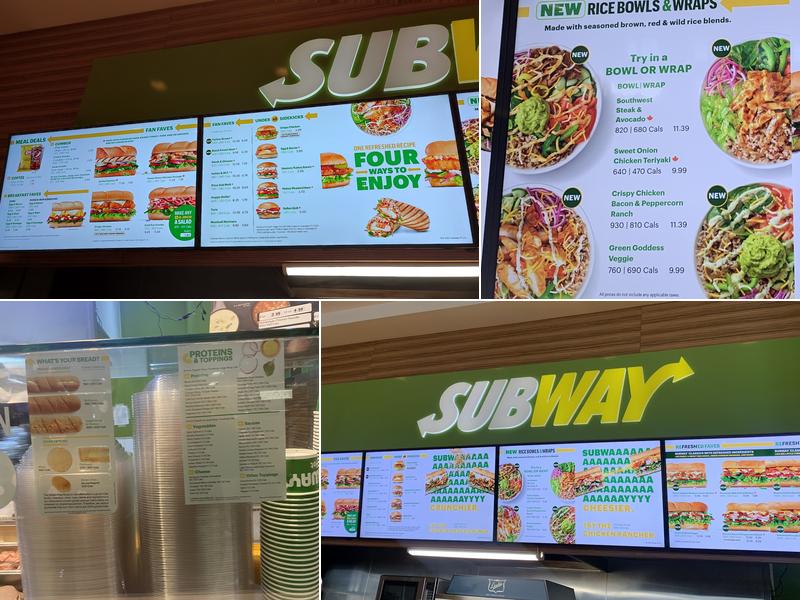Subway Menu