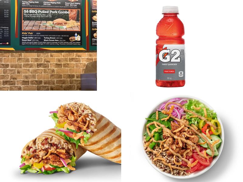 Subway Menu