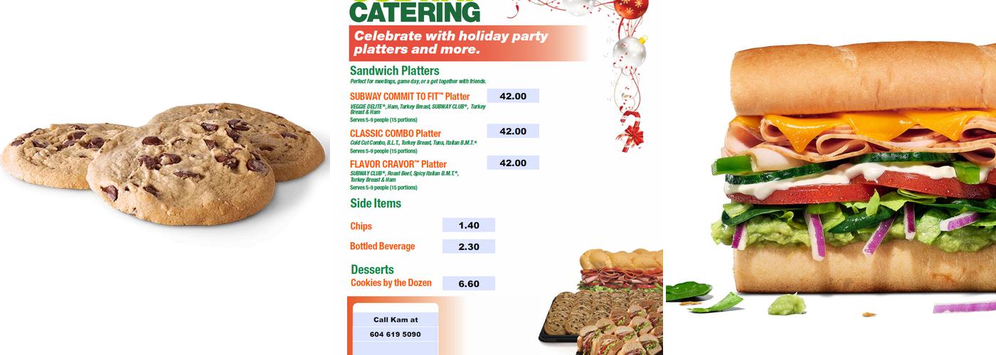 Subway Menu