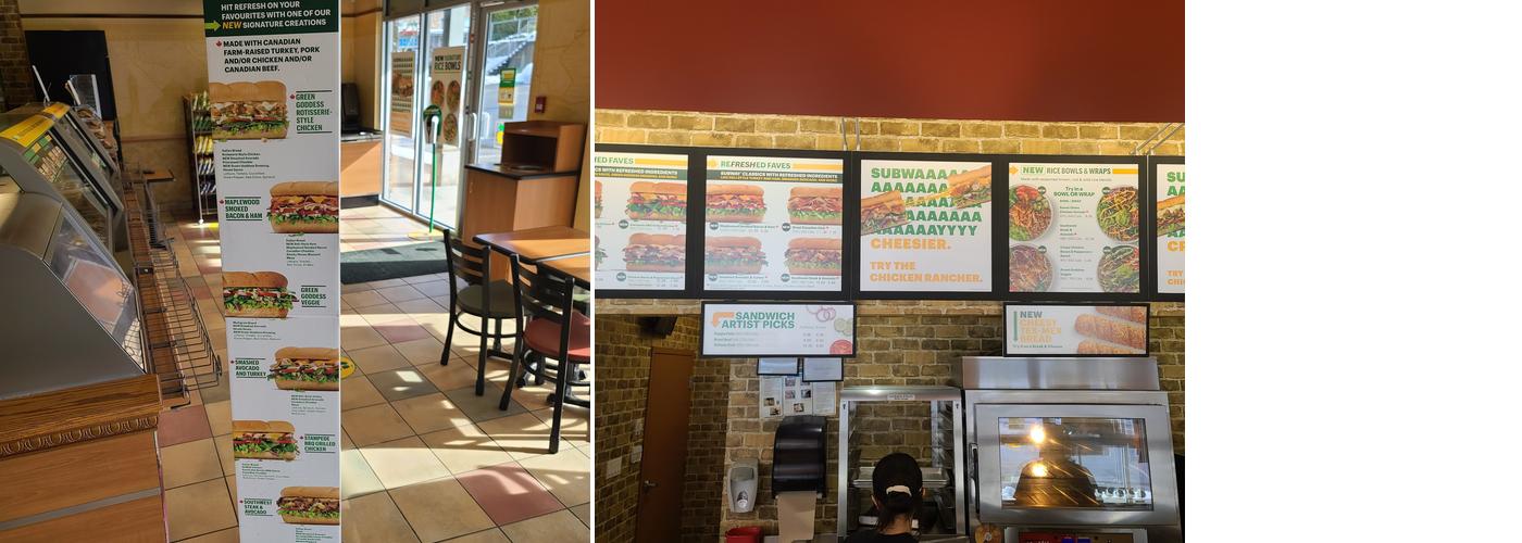 Subway Menu