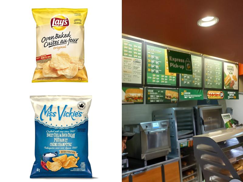 Subway Menu