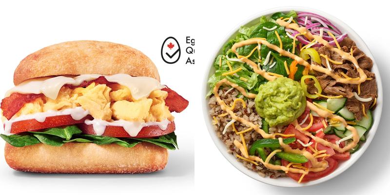 Subway Menu