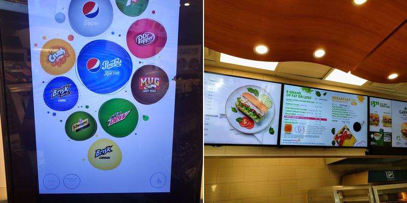 Subway Menu