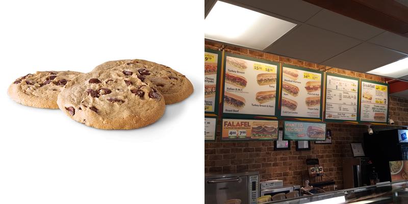 Subway Menu