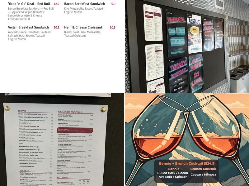 The Living Room at Pangea Menu