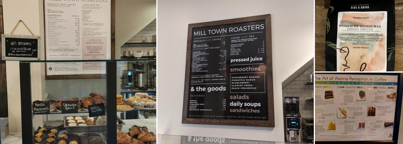 Mill Town Roasters Menu