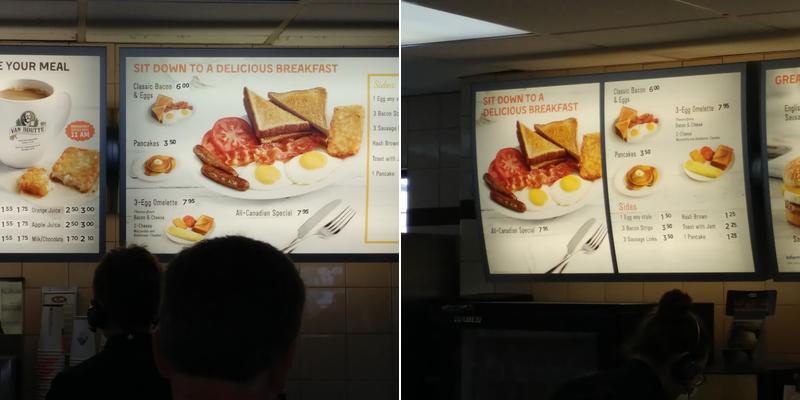 A&W Canada Menu