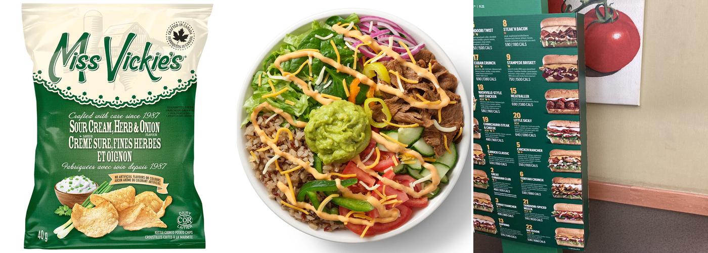 Subway Menu