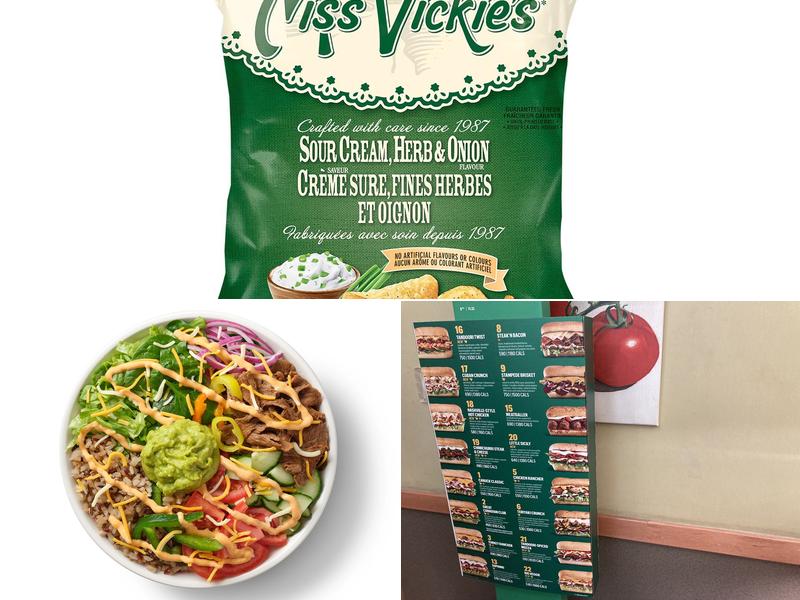 Subway Menu