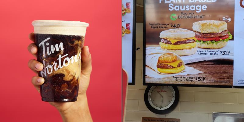 Tim Hortons Menu