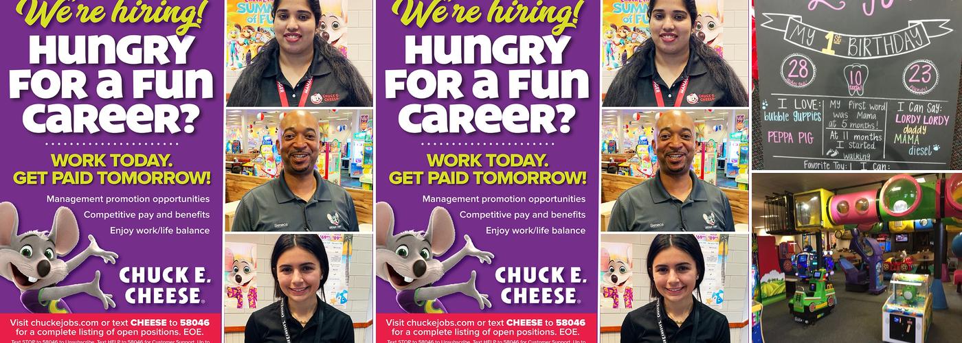 Chuck E. Cheese Menu