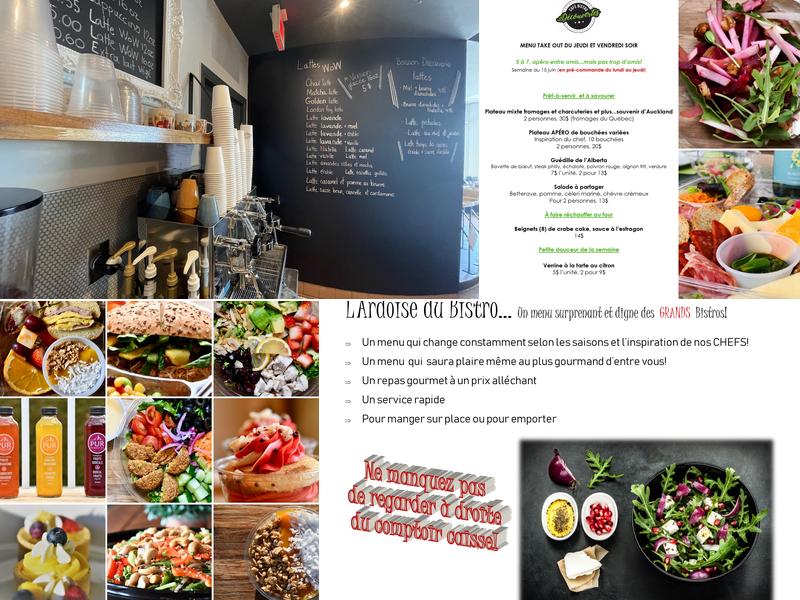 Café Bistro Découvertes Menu