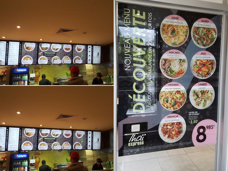 Thai Express Restaurant Saint-Sauveur Menu