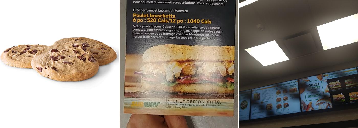 Subway Menu