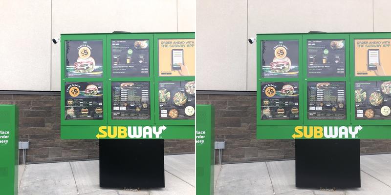 Subway Menu
