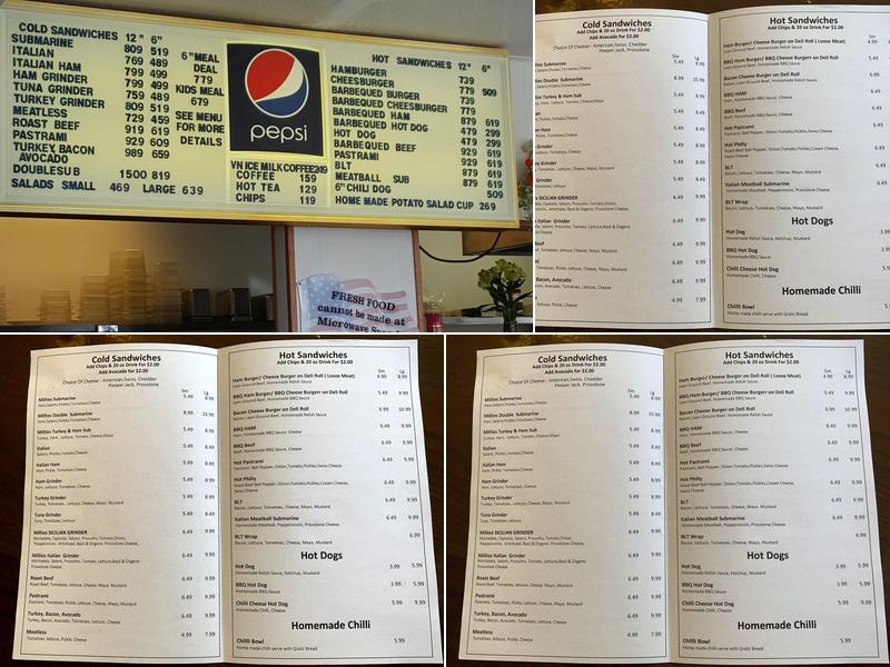 MILLIES Menu