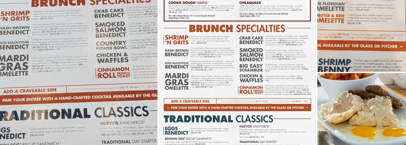 Another Broken Egg Cafe Menu