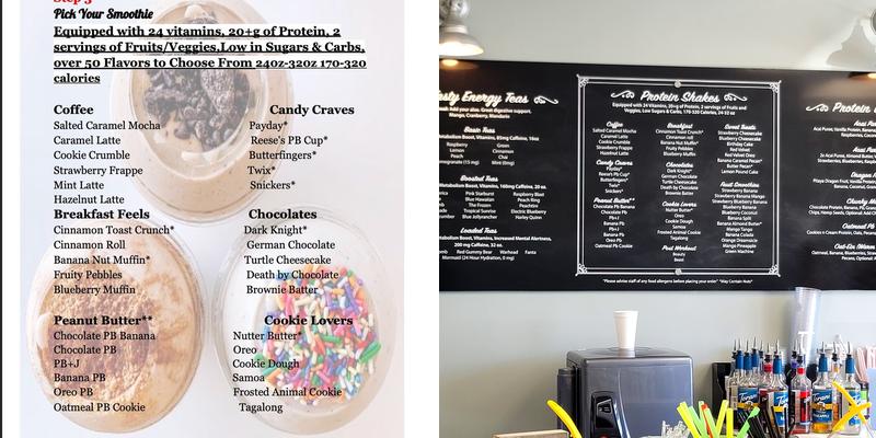 Blended, LLC. Menu
