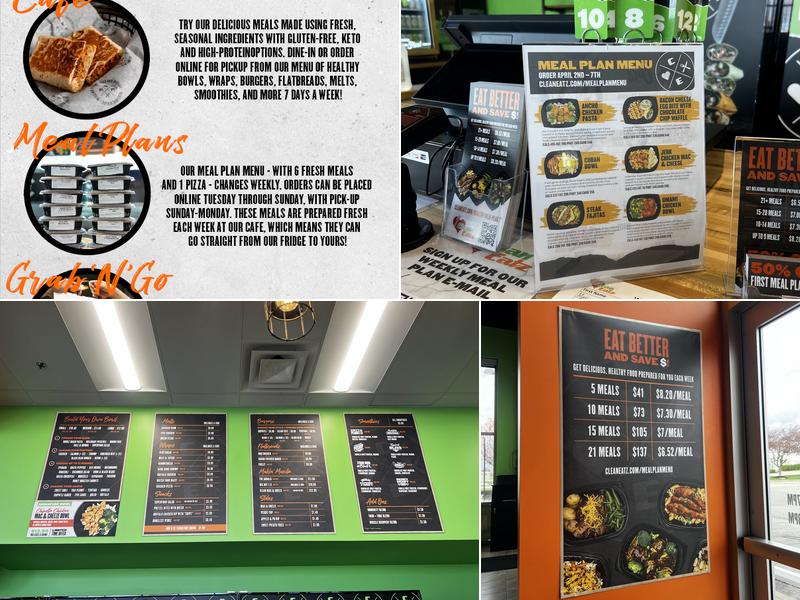 Clean Eatz Menu