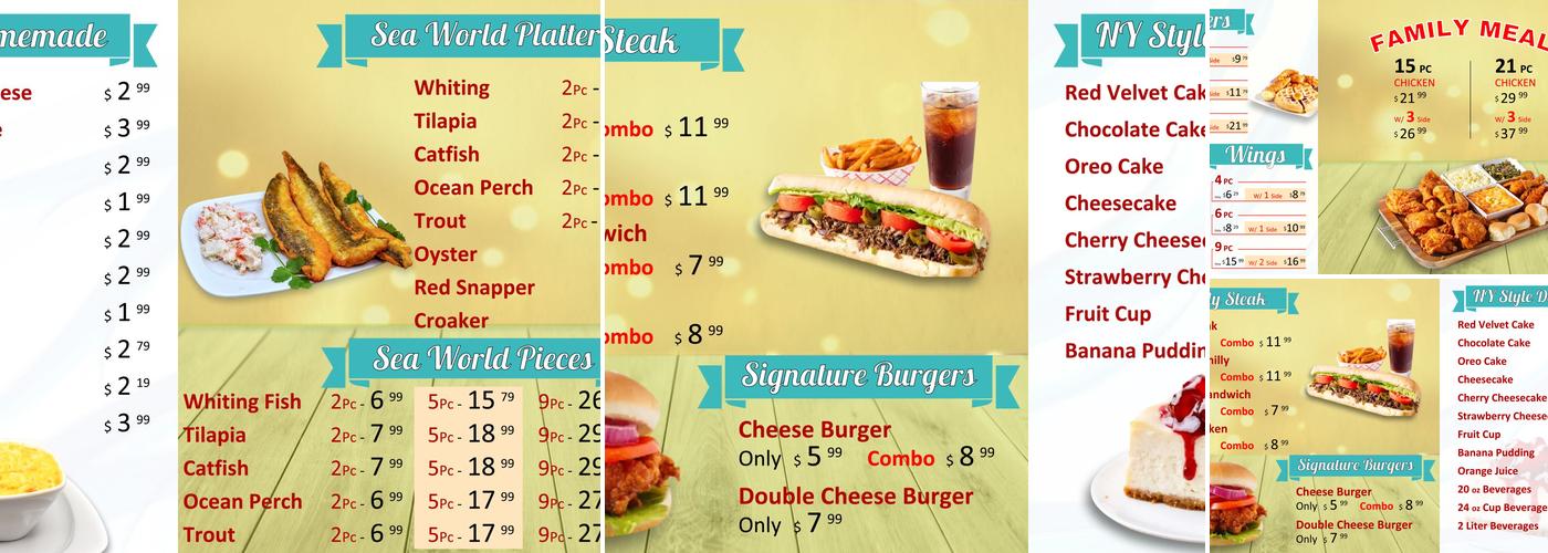 Crown Fried Chicken Menu
