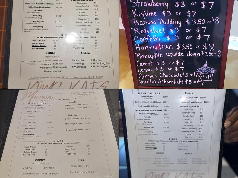 Kims Kafe Menu