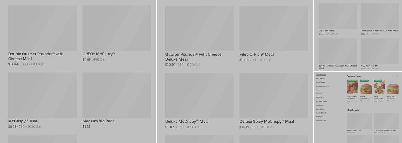McDonald's Menu