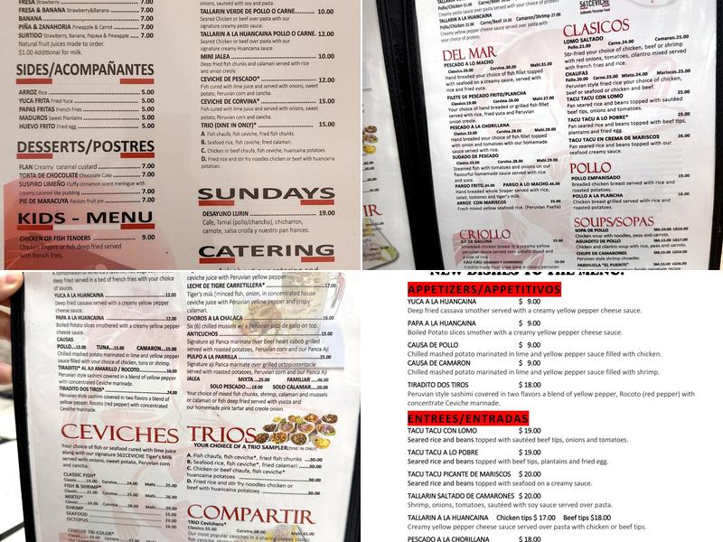 561CEVICHE Menu
