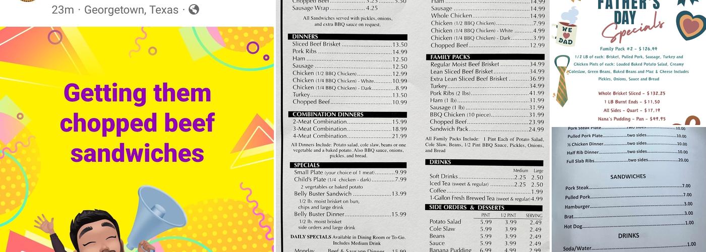 The Pit BBQ Menu