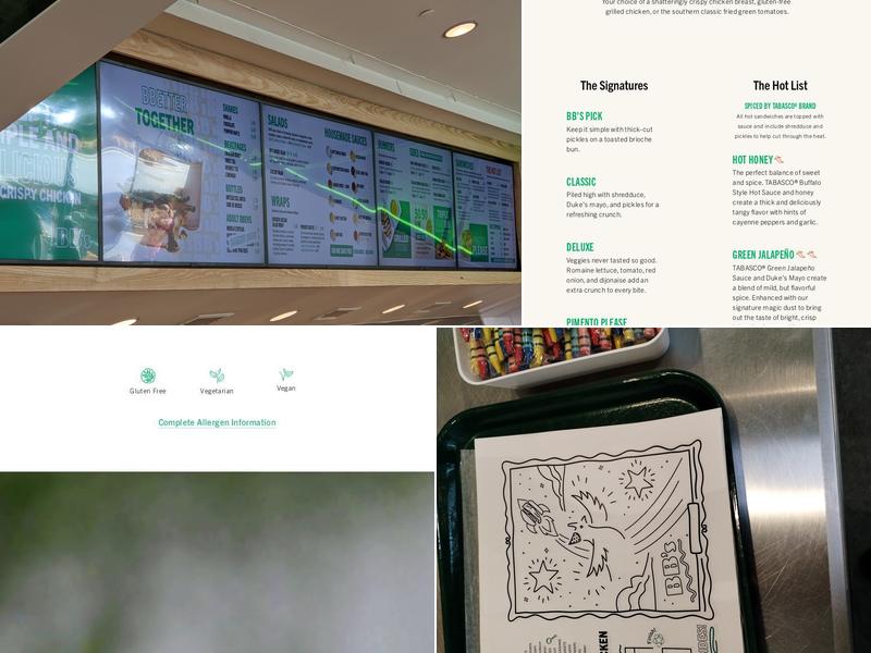 BB’s Crispy Chicken Menu