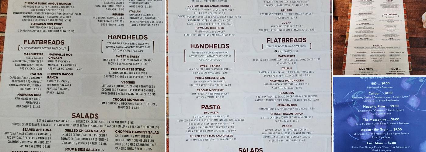 The Edition Menu