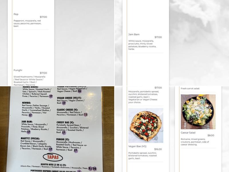 Orange by Devoured Menu
