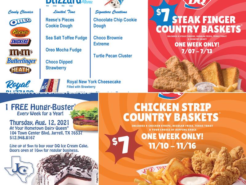 Dairy Queen Menu
