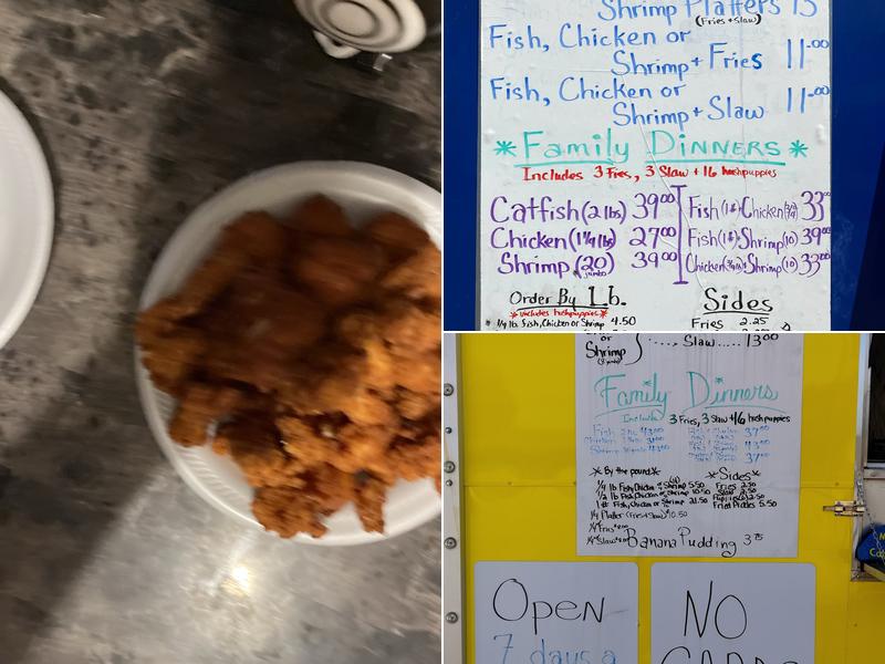 Mackey’s Catfish Menu