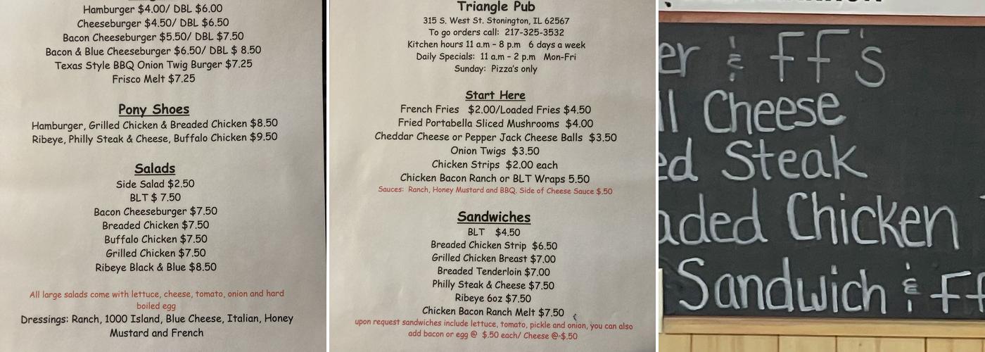 Mulvaney's Pub Menu