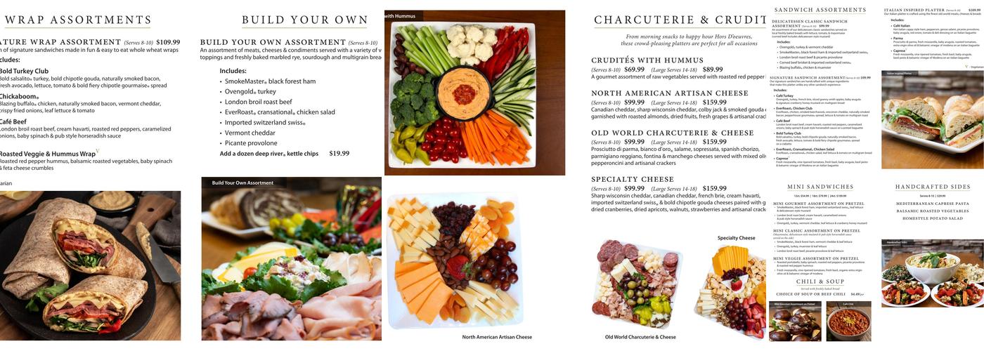 Boar's Head Cafe Menu