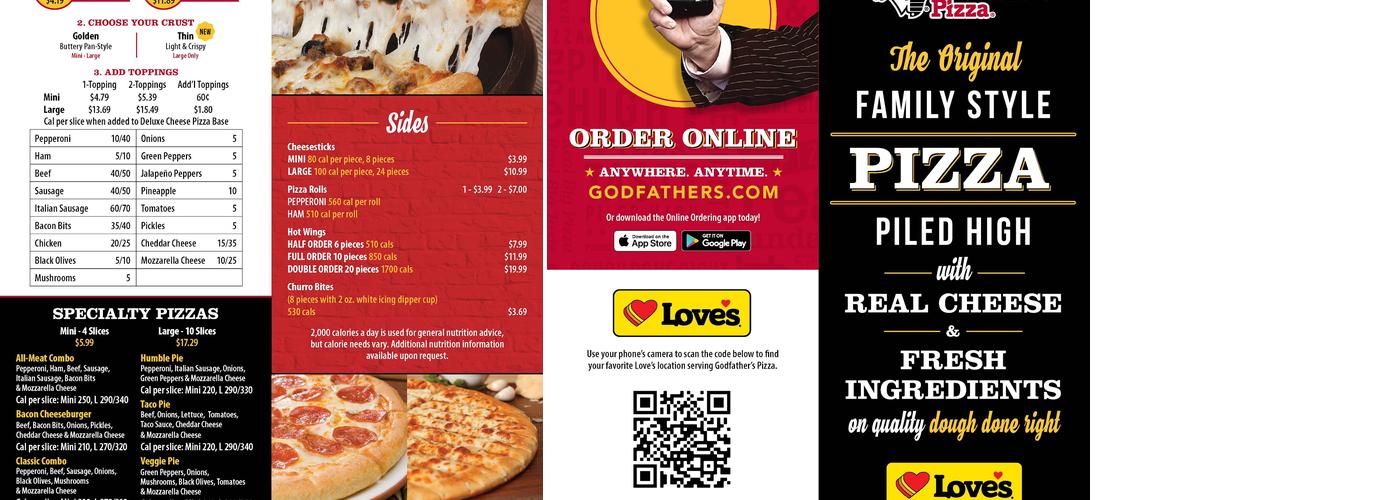 Godfather's Pizza Express Menu