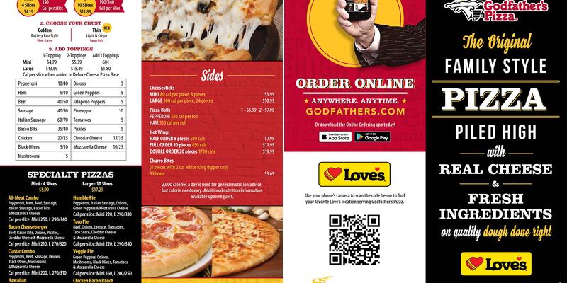 Godfather's Pizza Express Menu