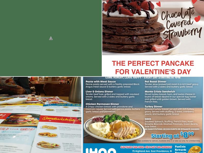 IHOP Menu