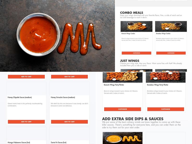 It's Just Wings Menu