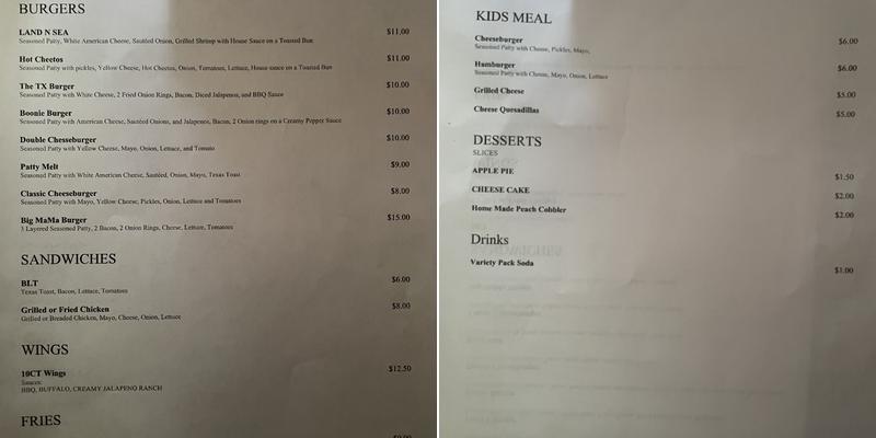 Grill max Menu