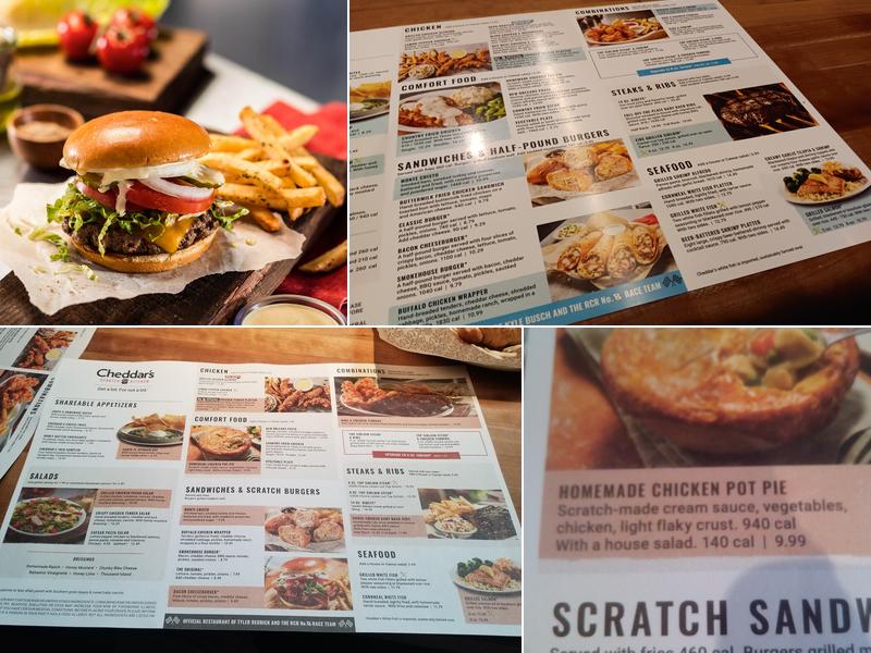 Cheddar's Scratch Kitchen Menu