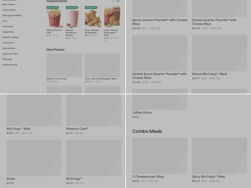 McDonald's Menu